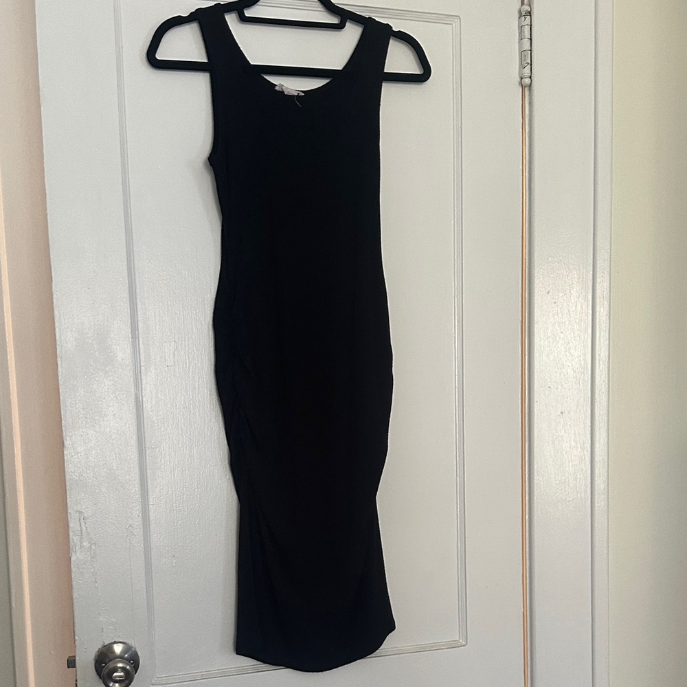 Classic Black Sleeveless Midi Dress - Timeless Women's Staple